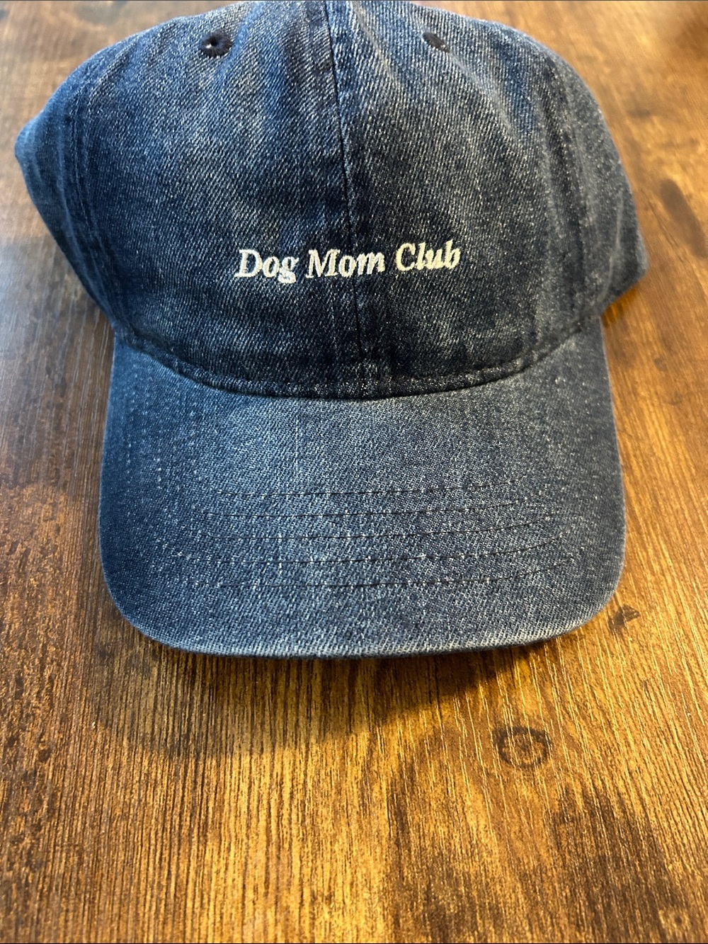 Dog Mom Club' Baseball Cap - Dark Blue